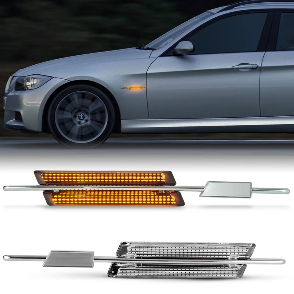 Semnalizări aripă LED BMW E90, E91, E92, E93, E60, E61, E83, E88, set 2 bucăți